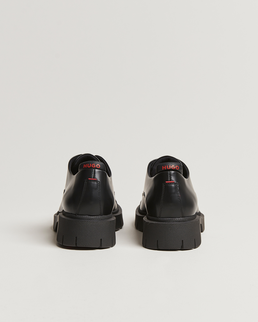 Herren | HUGO Denzel Chunky Leather Derby Black | HUGO | Denzel Chunky Leather Derby Black