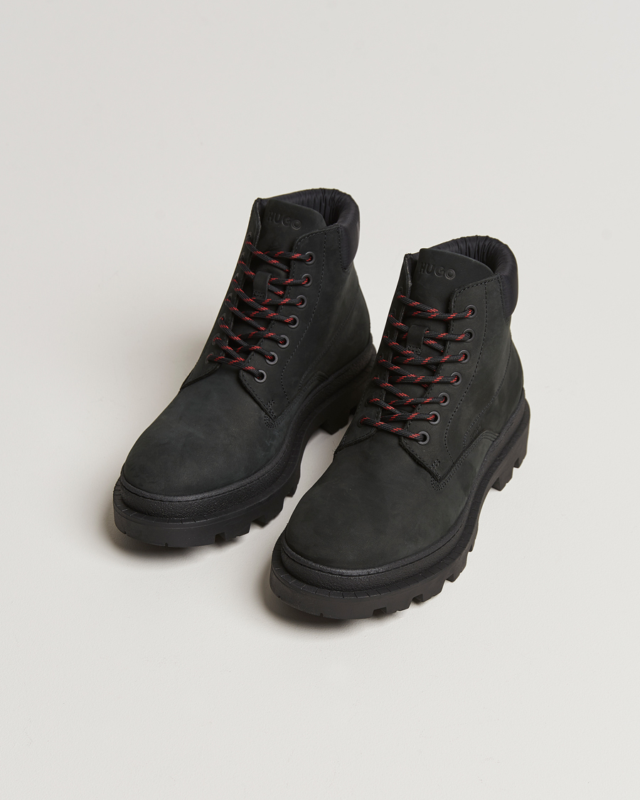 Herren | HUGO Graham Leather Boot Black | HUGO | Graham Leather Boot Black