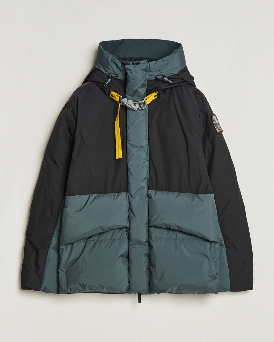 Herren | Jacken | Parajumpers | Ronin Foul Weather Down Parka Black/Green Gables