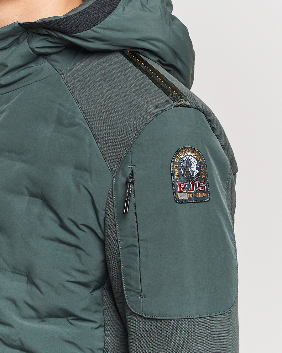 Herren | Jacken | Parajumpers | Benjy Jacquard Hybrid Jacket Green Gables