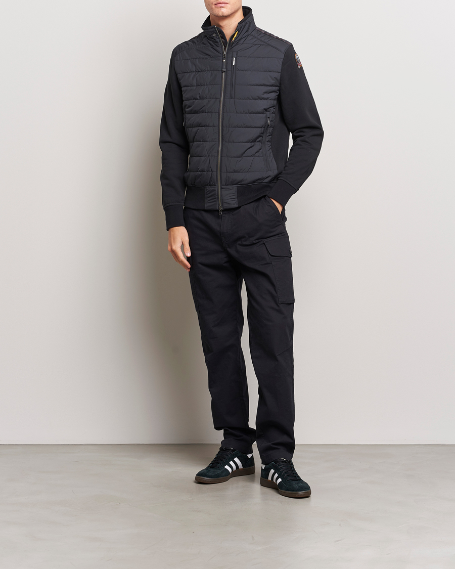Herren | Jacken | Parajumpers | Elliot Fleece Hybrid Jacket Black