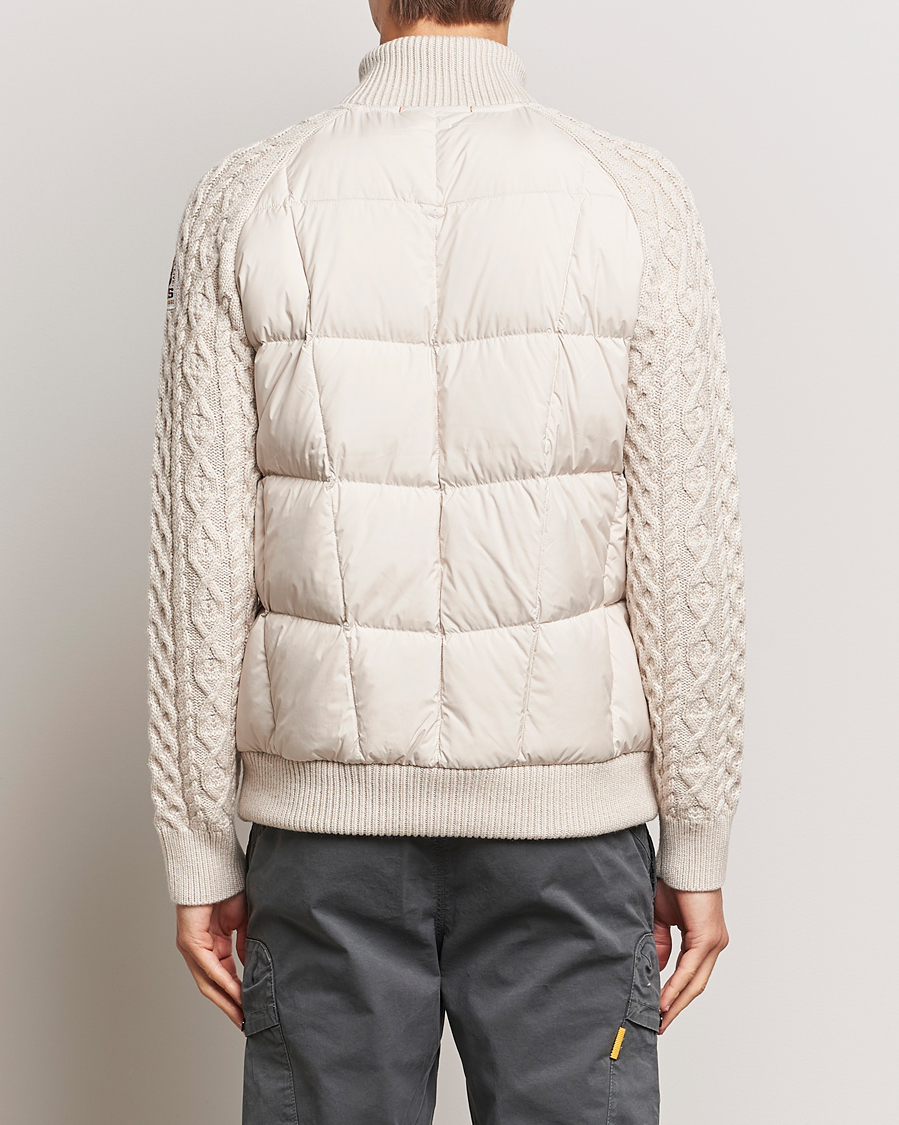 Herren | Jacken | Parajumpers | Great Aran Knitted Hybrid Jacket Bone