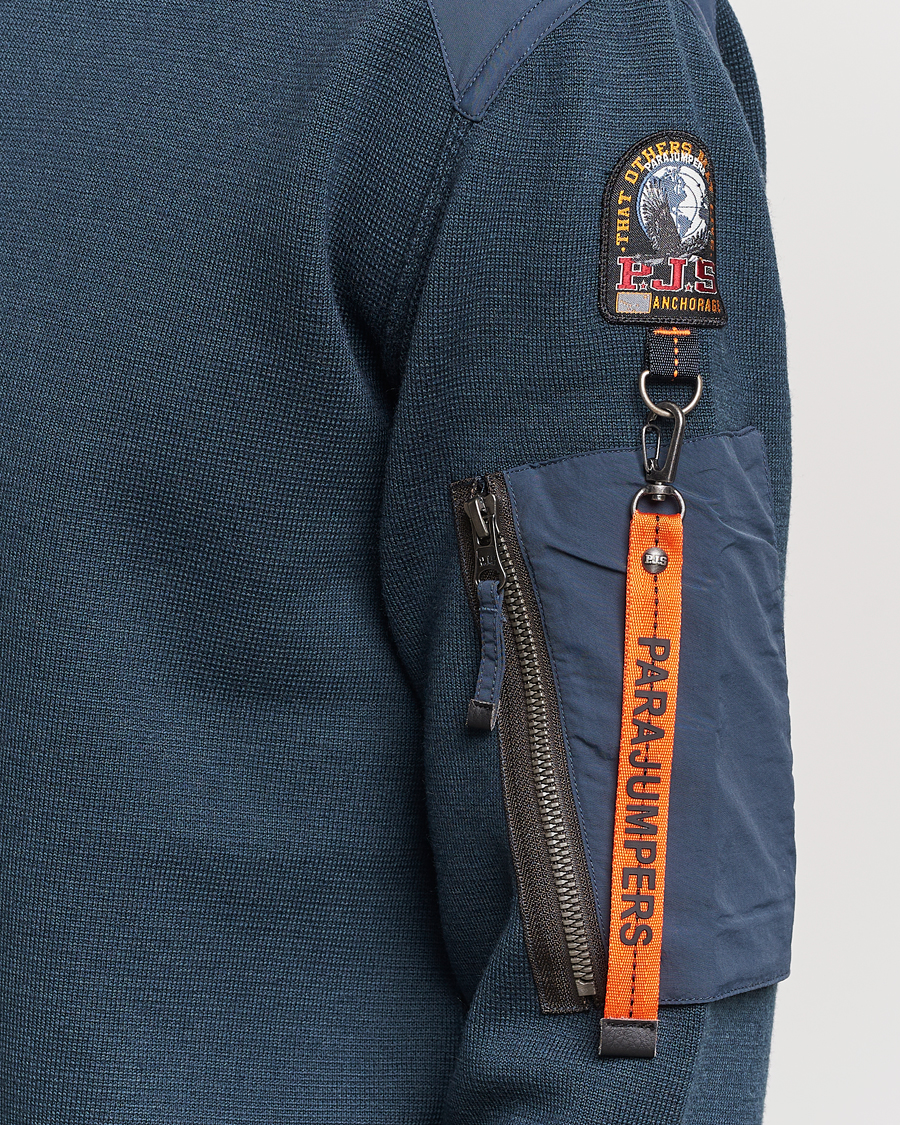 Herren | Pullover | Parajumpers | Braw Rescue Knitted Crew Neck Dark Avio