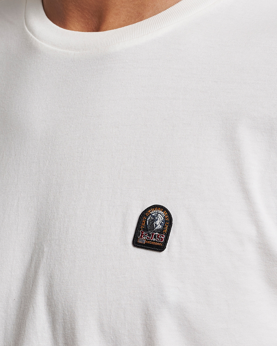 Herren | T-Shirts | Parajumpers | Patch Crew Neck T-Shirt Off White