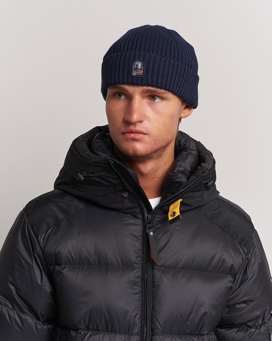 Herren | Parajumpers Ribbed Hat Navy | Parajumpers | Ribbed Hat Navy