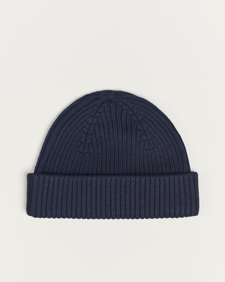 Herren | Parajumpers Ribbed Hat Navy | Parajumpers | Ribbed Hat Navy