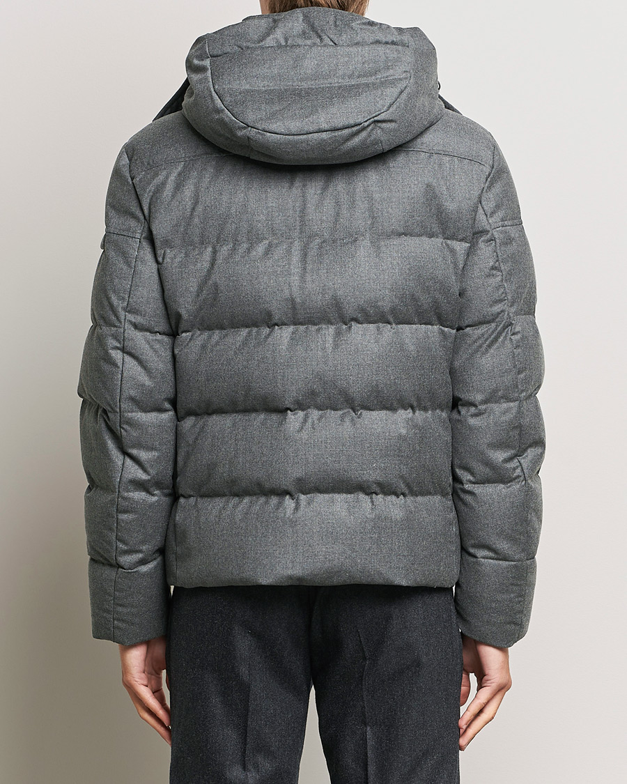 Herren | Jacken | MooRER | Brett Wool/Cashmere Hooded Jacket Grey
