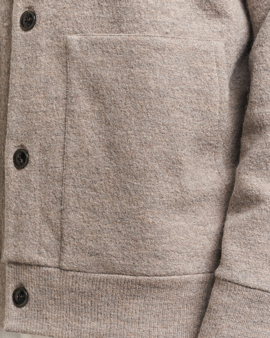 Herren | Pullover | NN07 | Ice Boiled Wool Cardigan Khaki