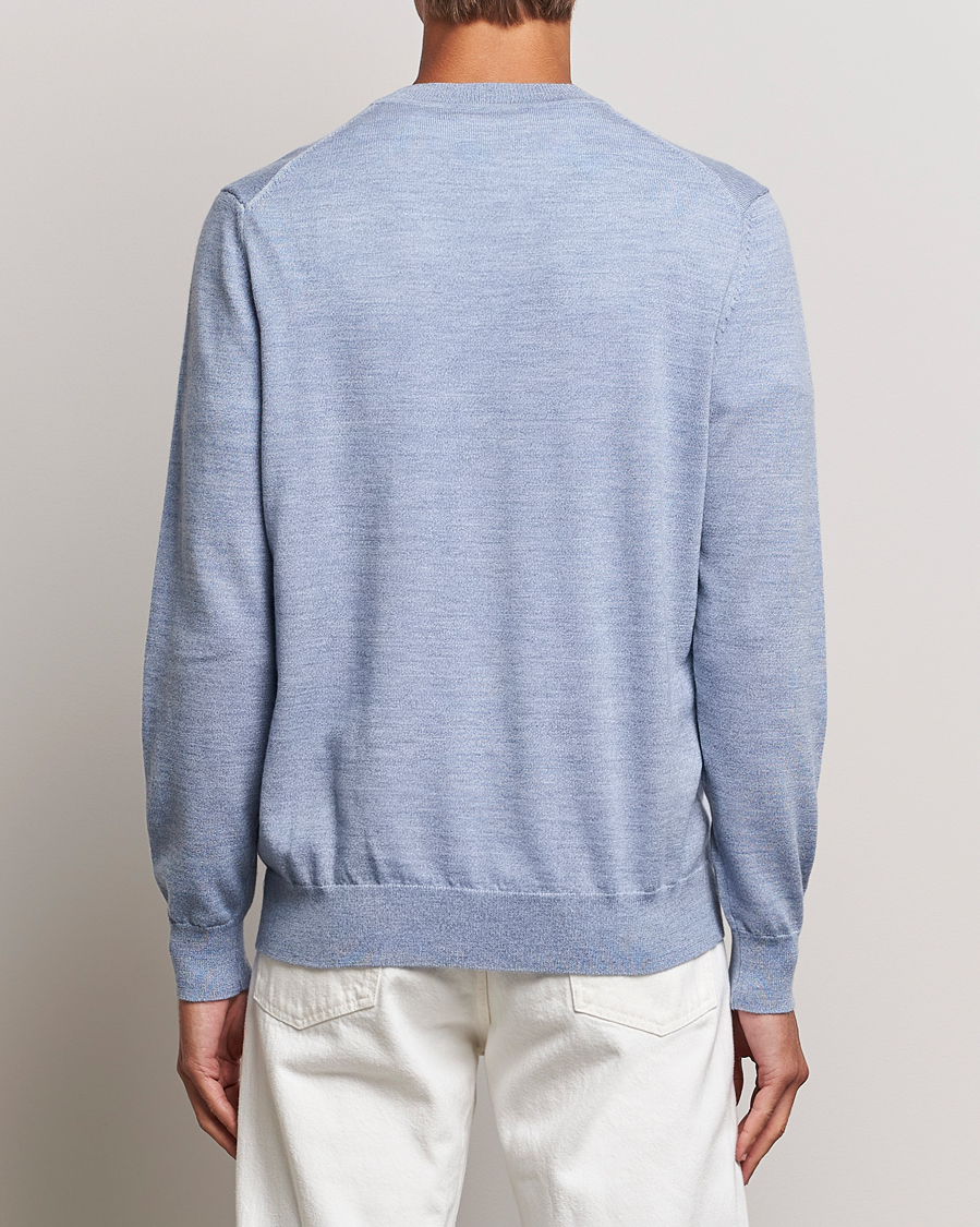 Herren | Pullover | NN07 | Ted Merino Crew Neck Pullover Tink Blue