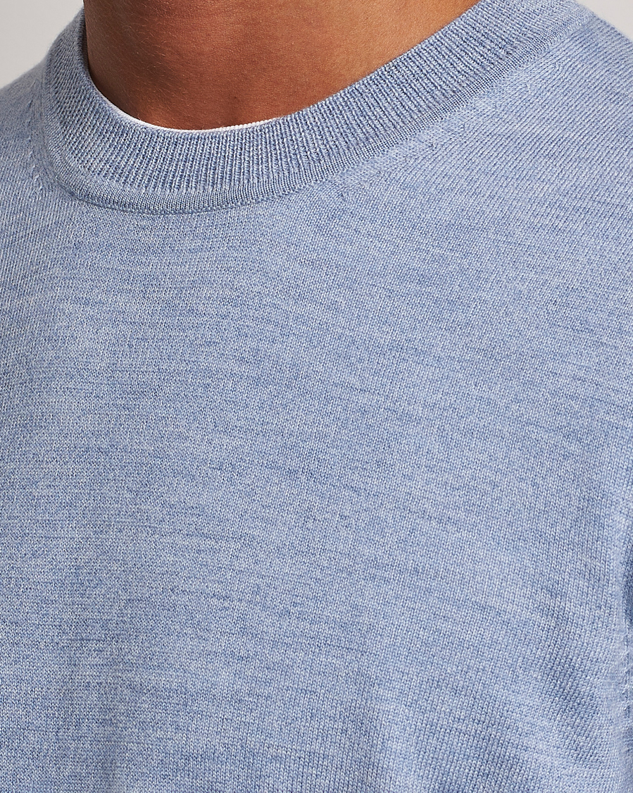 Herren | Pullover | NN07 | Ted Merino Crew Neck Pullover Tink Blue