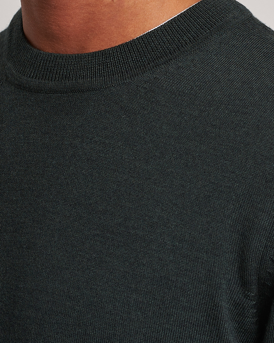 Herren | Pullover | NN07 | Ted Merino Crew Neck Pullover Dark Army