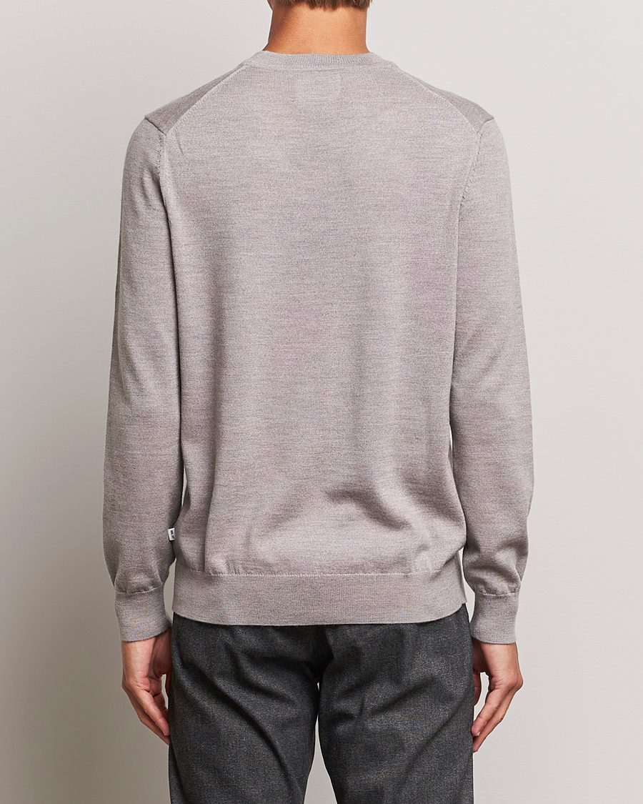 Herren | Pullover | NN07 | Ted Merino Crew Neck Pullover Stone Melange