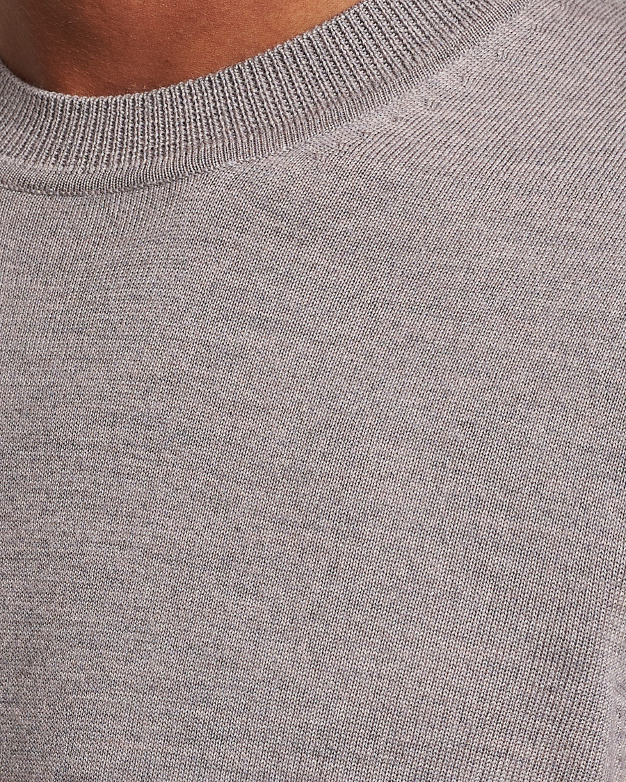 Herren | Pullover | NN07 | Ted Merino Crew Neck Pullover Stone Melange