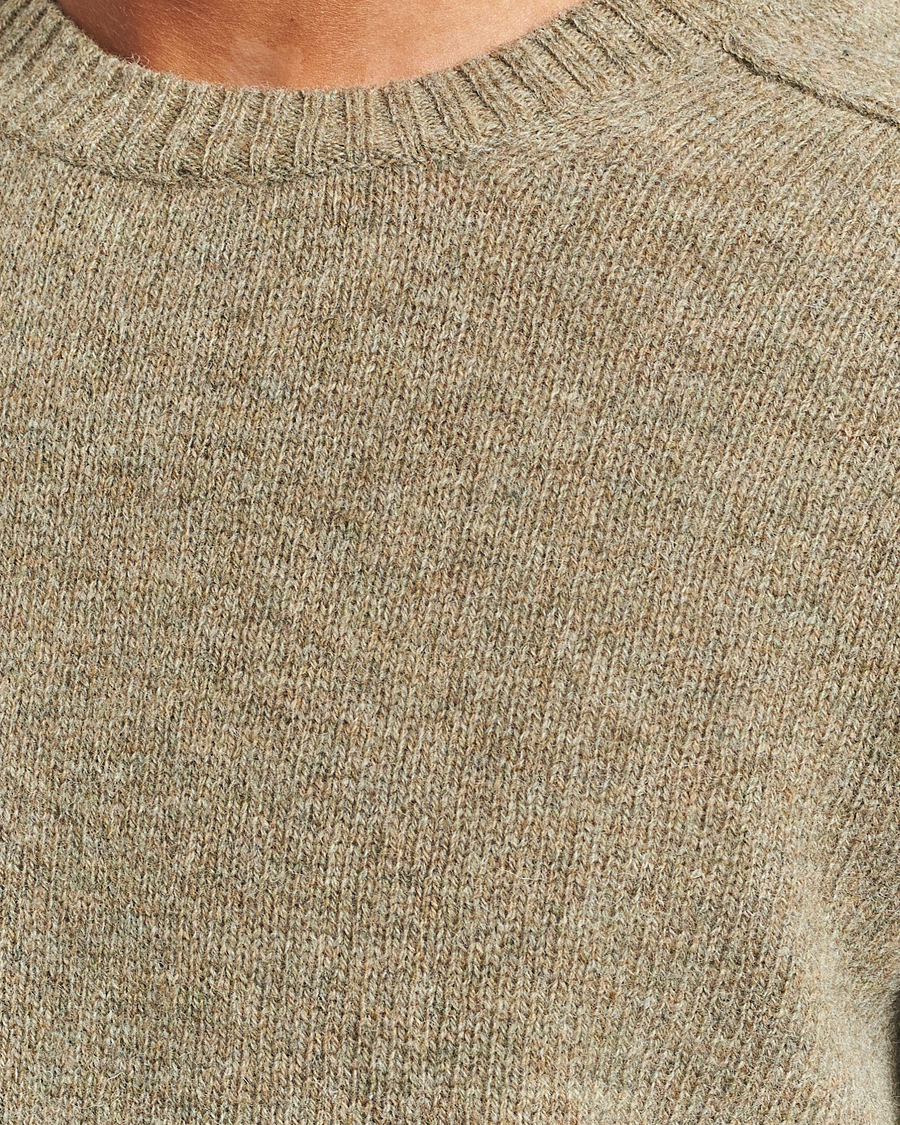 Herren | Pullover | NN07 | Nathan Brushed Crew Neck Elmwood