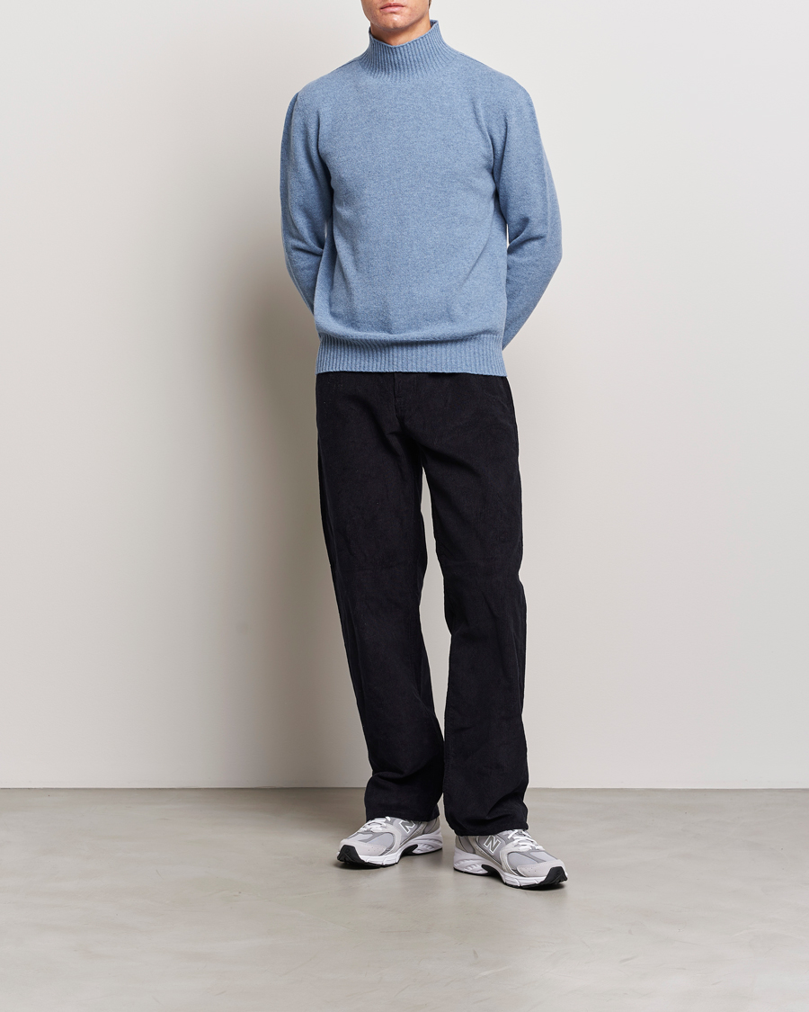 Herren | Pullover | NN07 | Clark Brushed Polo Dust Blue
