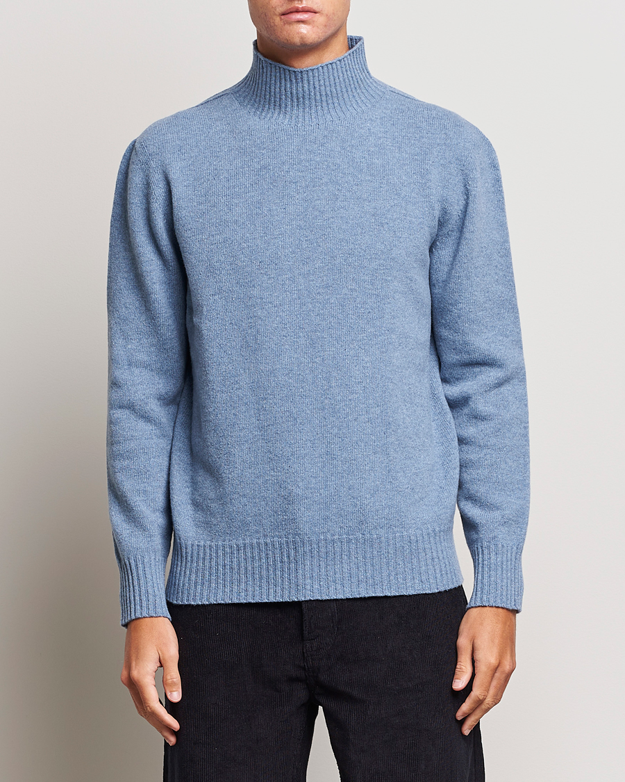 Herren | Pullover | NN07 | Clark Brushed Polo Dust Blue