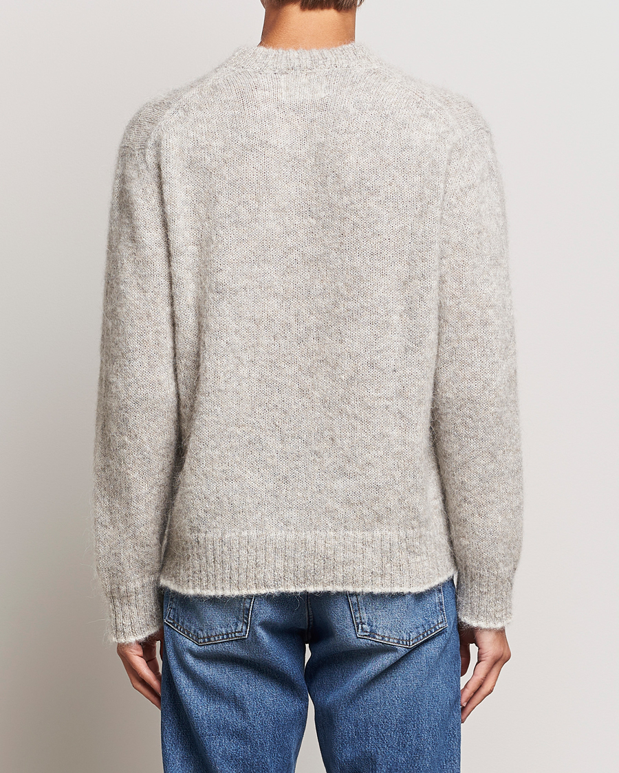 Herren | Pullover | NN07 | Jack Wool Crew Neck Sweater Light Grey Melange