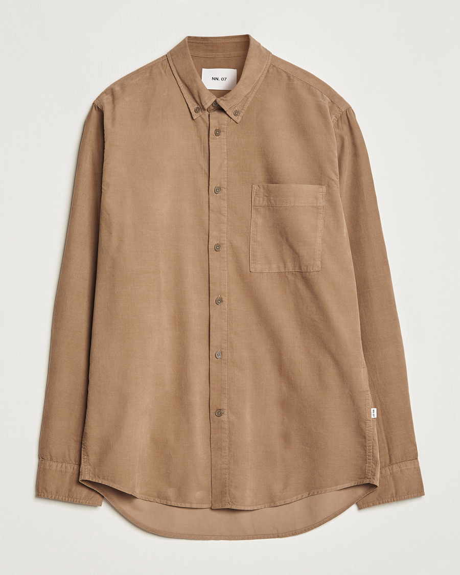 Herren | Hemden | NN07 | Arne Baby Cord Shirt Shitake