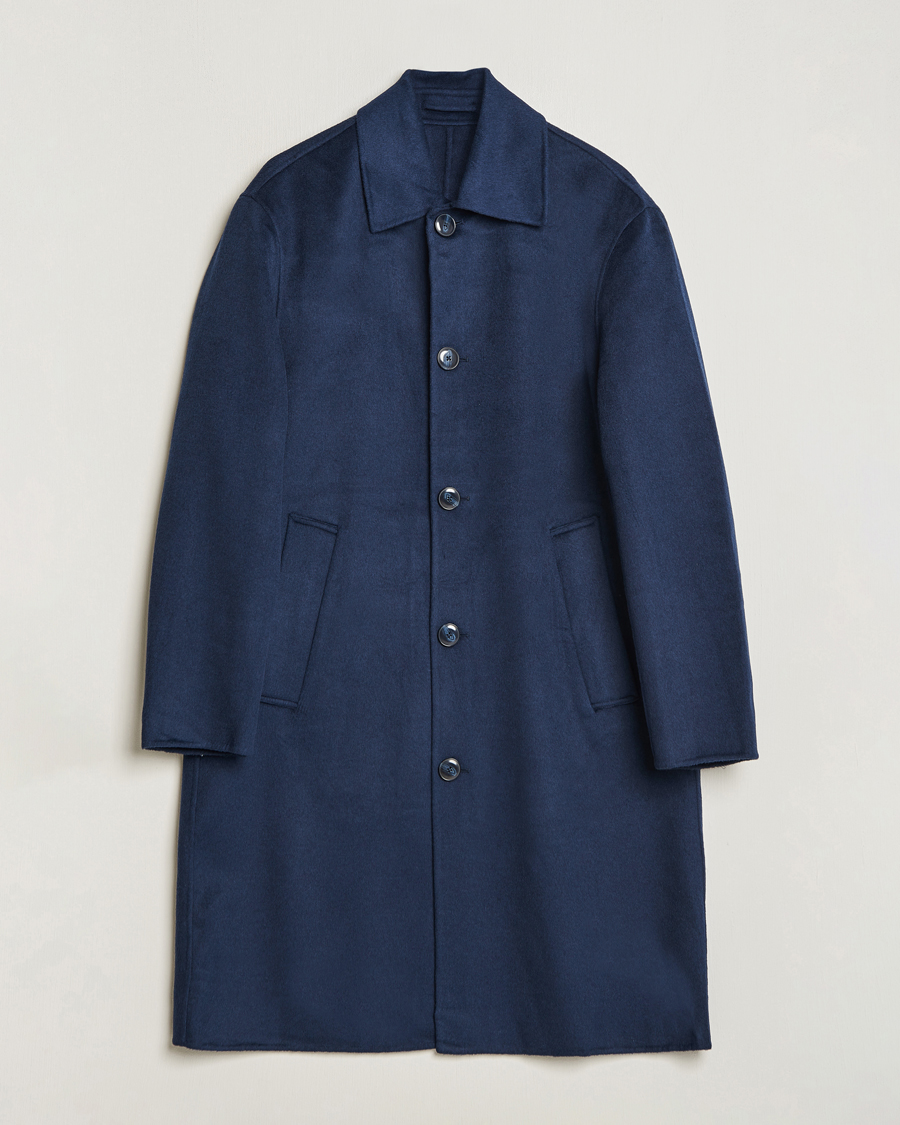 Herren | Jacken | NN07 | Franco Wool Coat Navy Blue