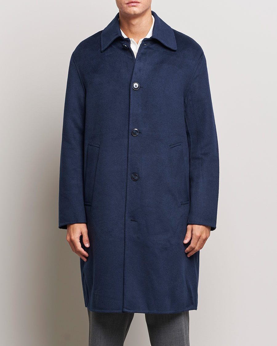 Herren | Jacken | NN07 | Franco Wool Coat Navy Blue