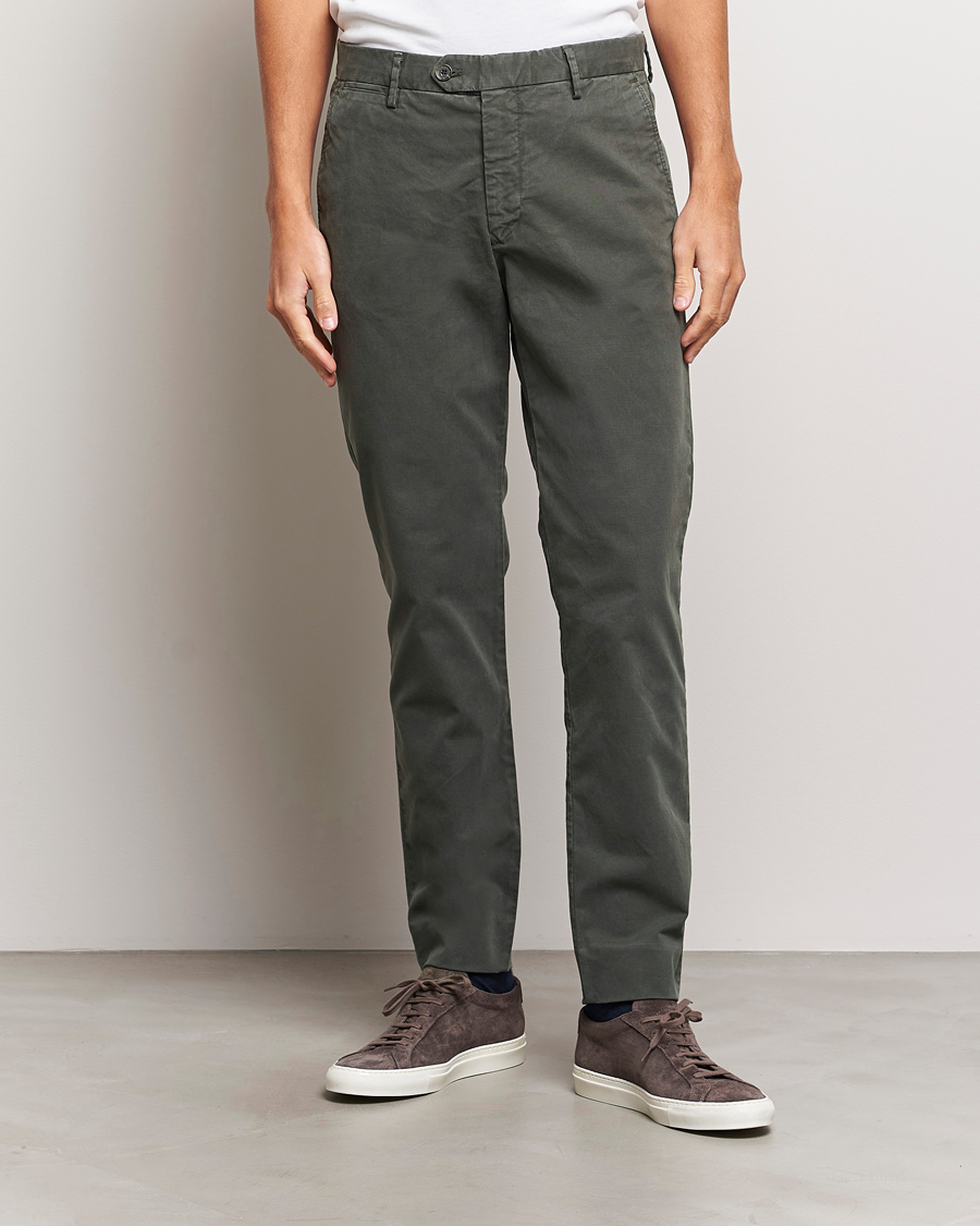 Herren | Hosen | NN07 | Wilhelm Regular Fit Stretch Chinos Dark Green