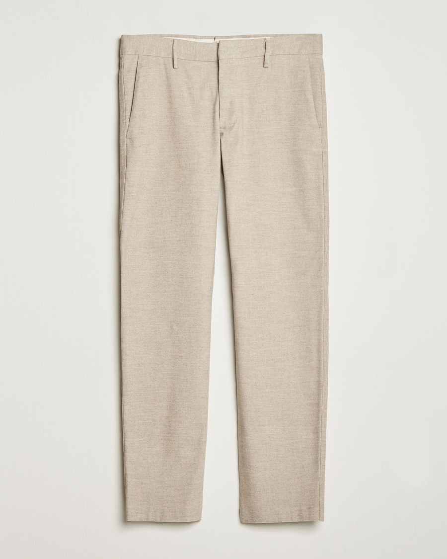 Herren | Hosen | NN07 | Theo Brushed Cotton Trousers Cement