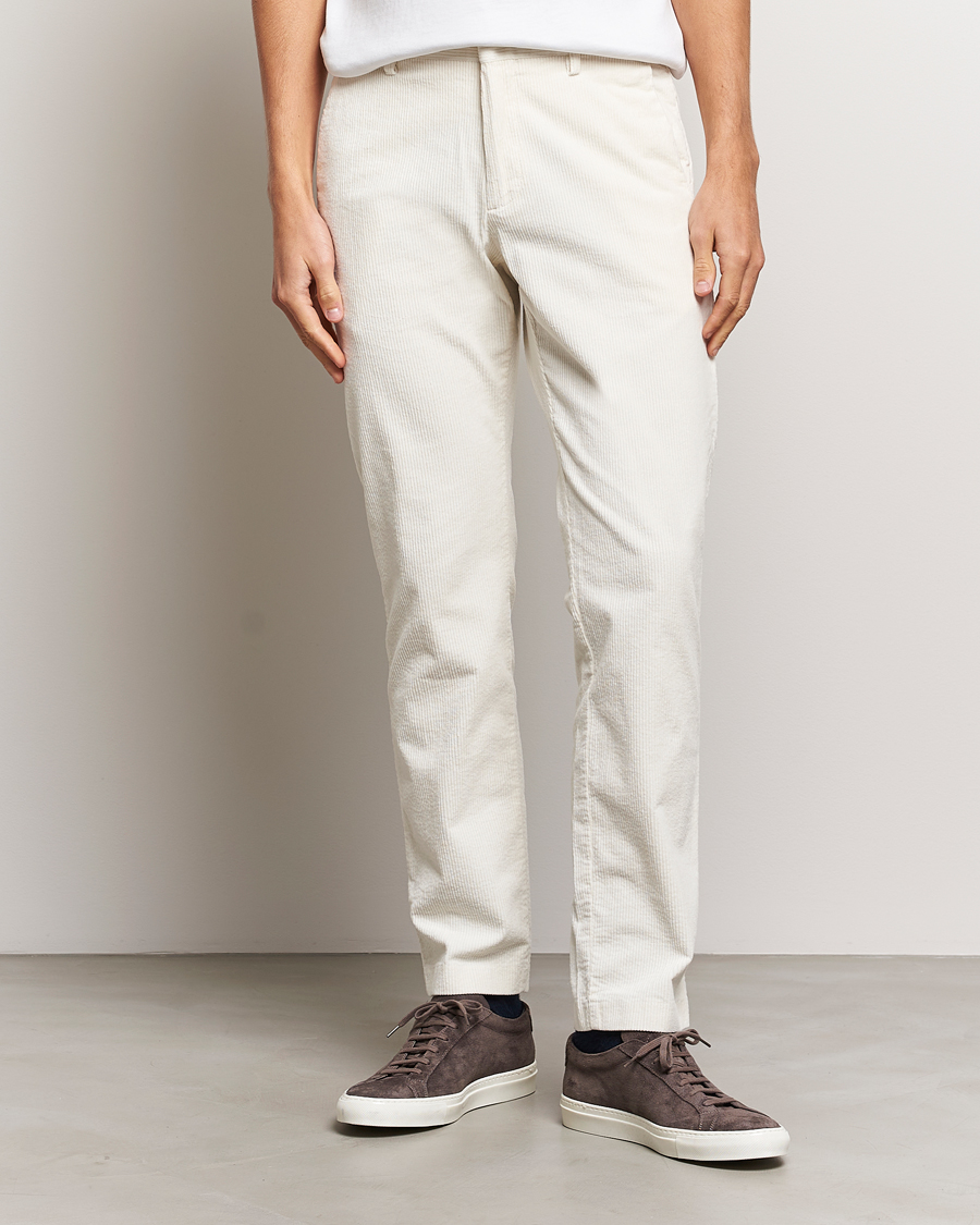 Herren | Hosen | NN07 | Theo Regular Fit Corduroy Chinos Off White