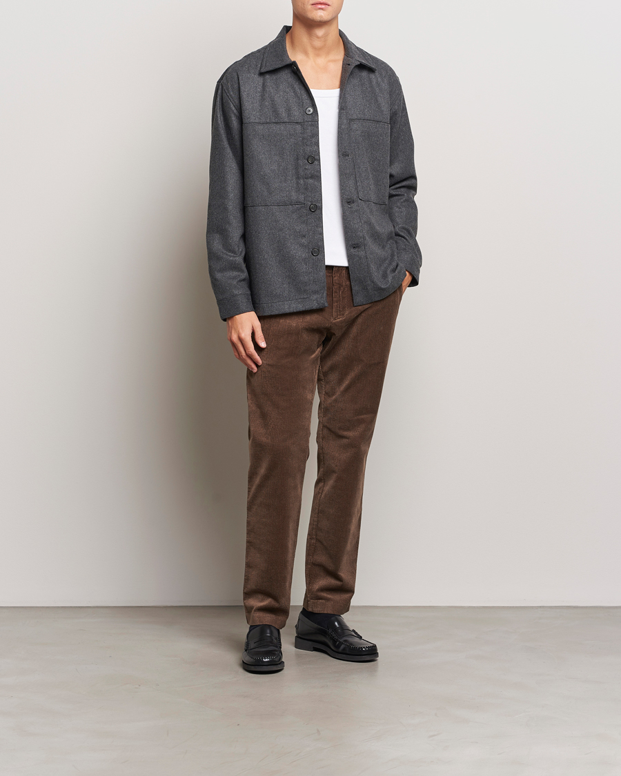 Herren | Hosen | NN07 | Theo Regular Fit Corduroy Chinos Shitake