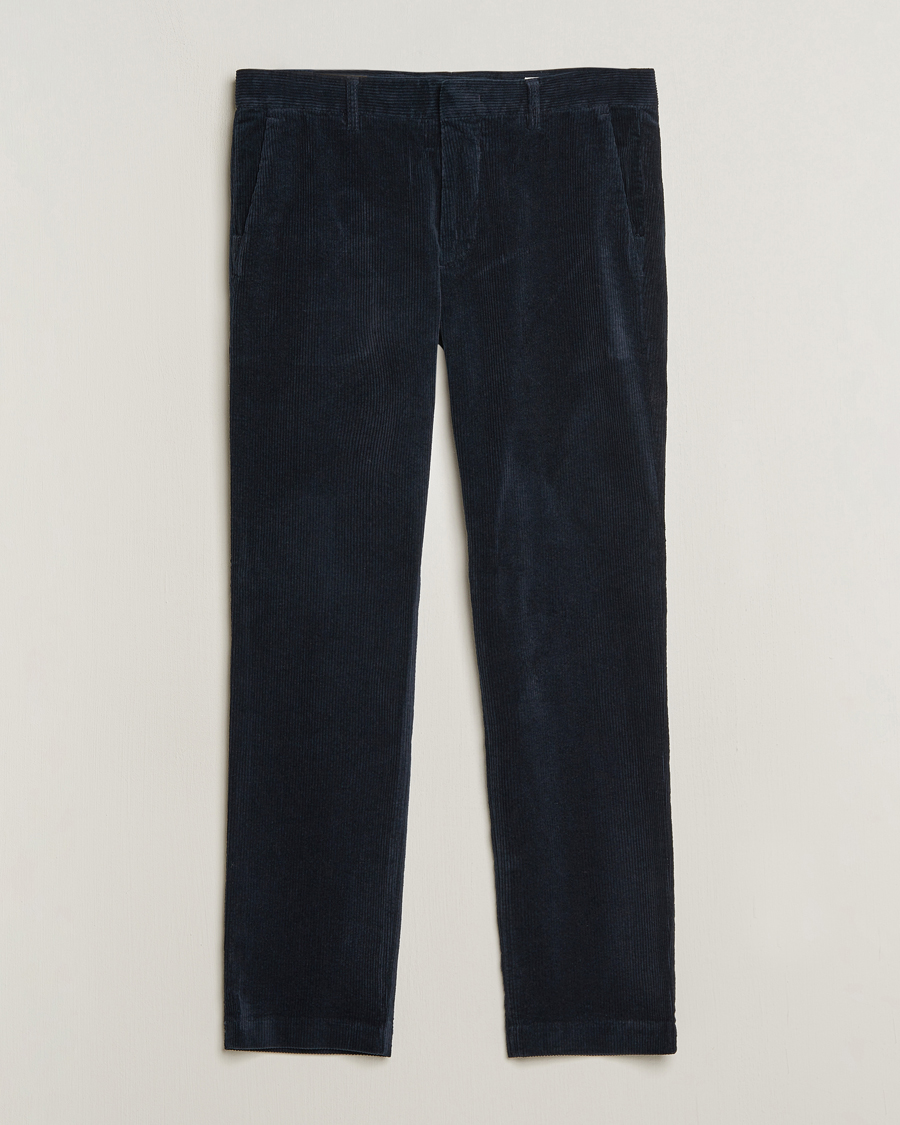 Herren | Hosen | NN07 | Theo Regular Fit Corduroy Chinos Navy Blue
