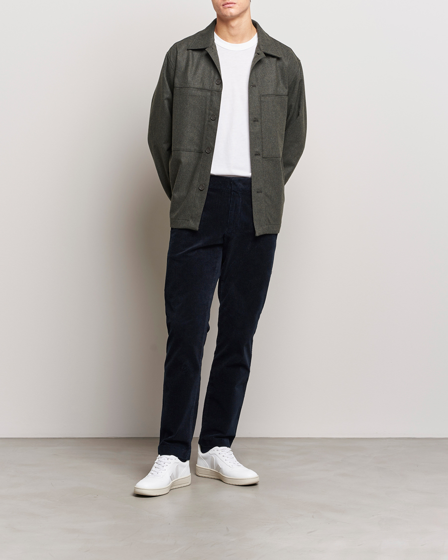 Herren | Hosen | NN07 | Theo Regular Fit Corduroy Chinos Navy Blue