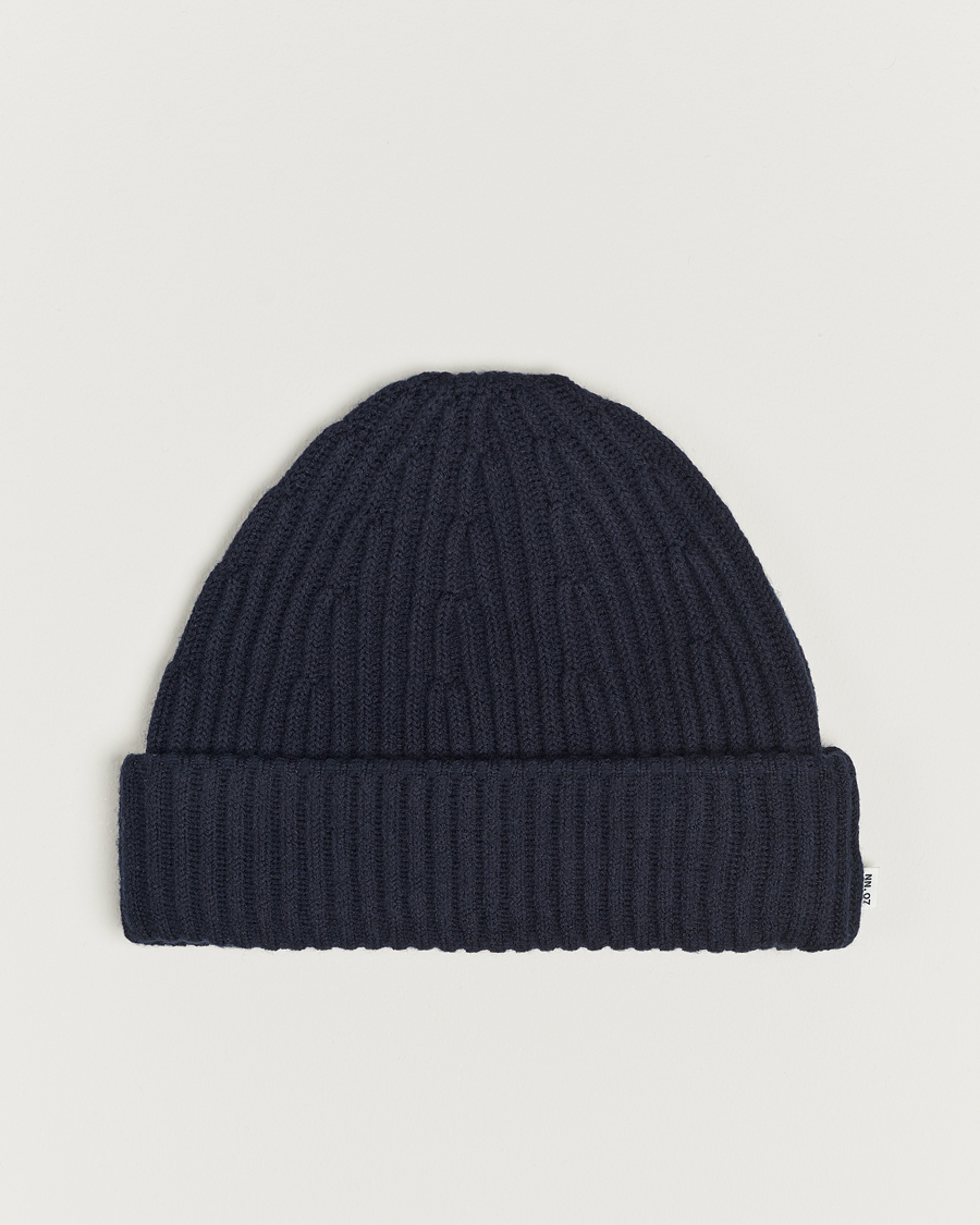 Herren | NN07 Ribbed Hat Navy Blue | NN07 | Ribbed Hat Navy Blue