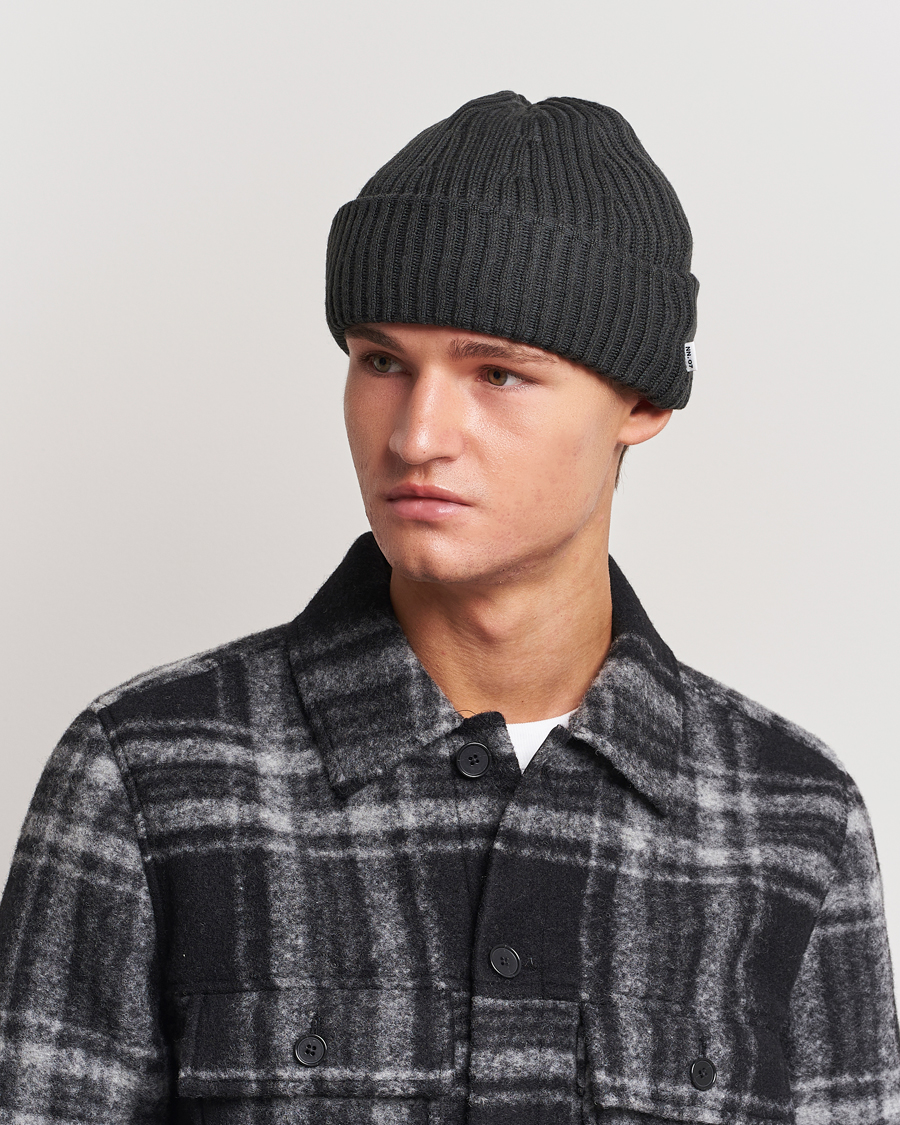 Herren | NN07 Ribbed Hat Dark Army | NN07 | Ribbed Hat Dark Army