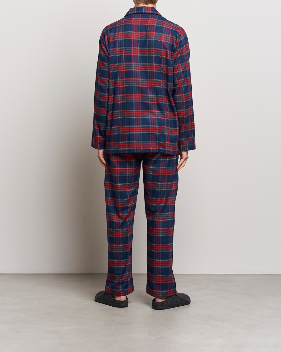 Herren | 40% sale | Derek Rose | Cotton Flannel Checked Pyjama Set Multi