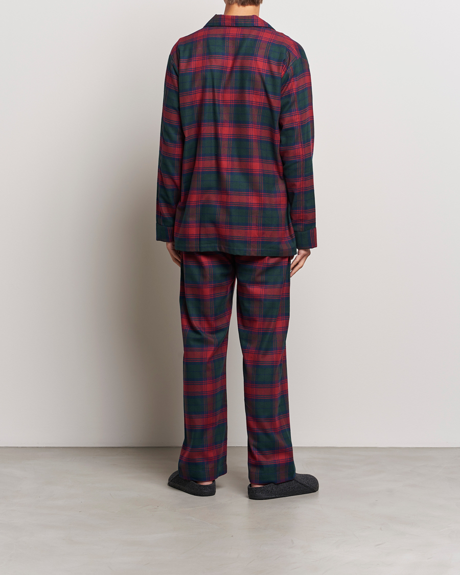 Herren | Schlafanzüge & Bademäntel | Derek Rose | Cotton Flannel Checked Pyjama Set Multi