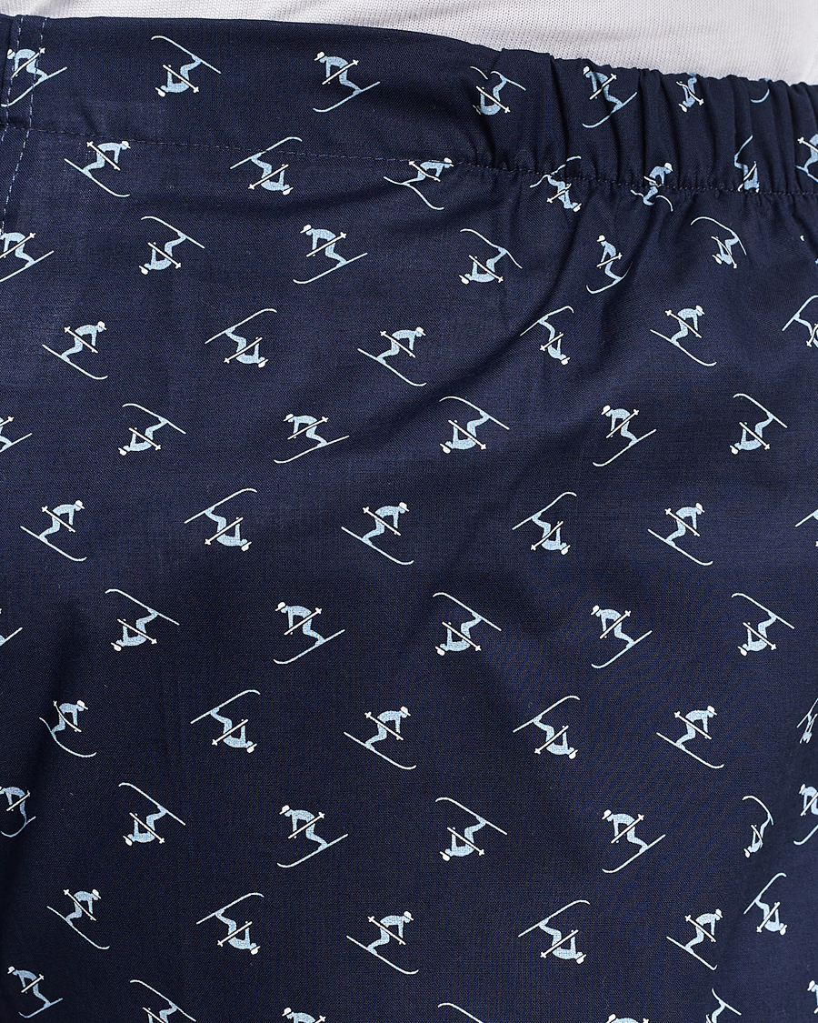 Herren | Schlafanzüge & Bademäntel | Derek Rose | Cotton Ski Pyjama Set Navy