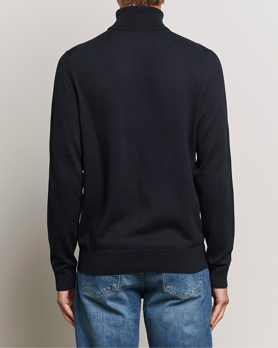 Herren | Pullover | Fred Perry | Knitted Rollneck Jumper Navy