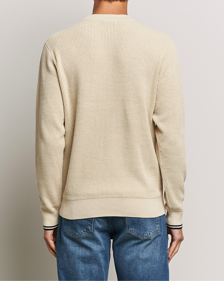 Herren | Pullover | Fred Perry | Waffle Stitch Jumper Oatmeal