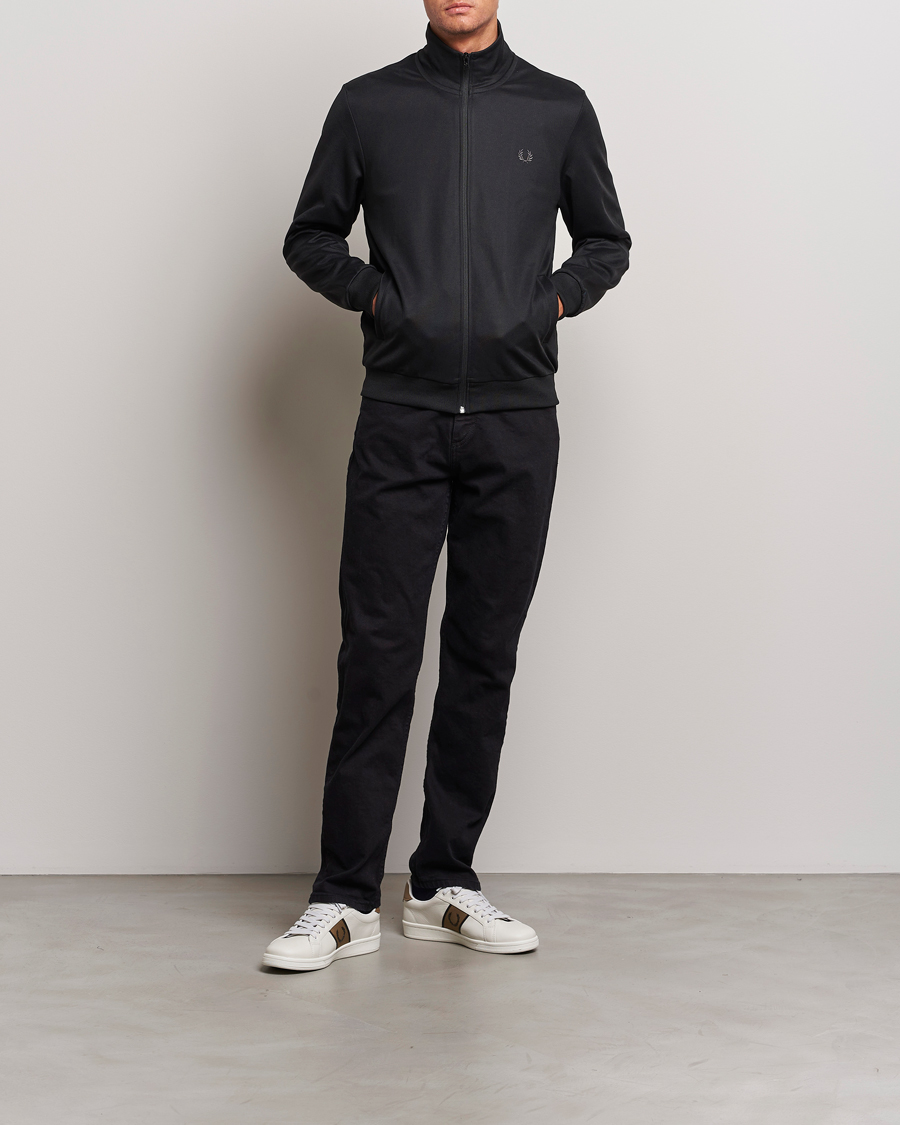 Herren | Pullover | Fred Perry | Track Jacket Black