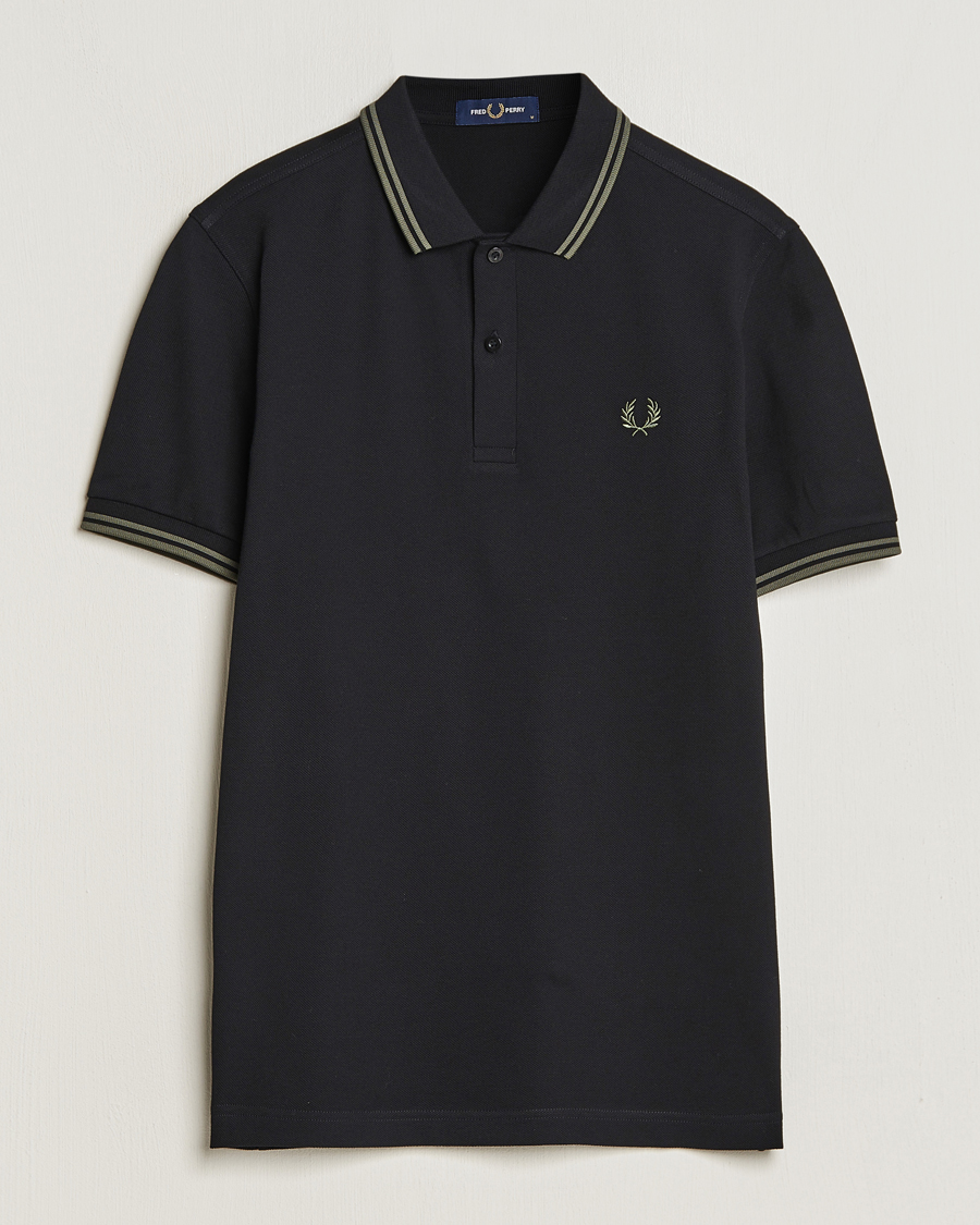 Herren | Poloshirts | Fred Perry | Twin Tipped Polo Shirt Black