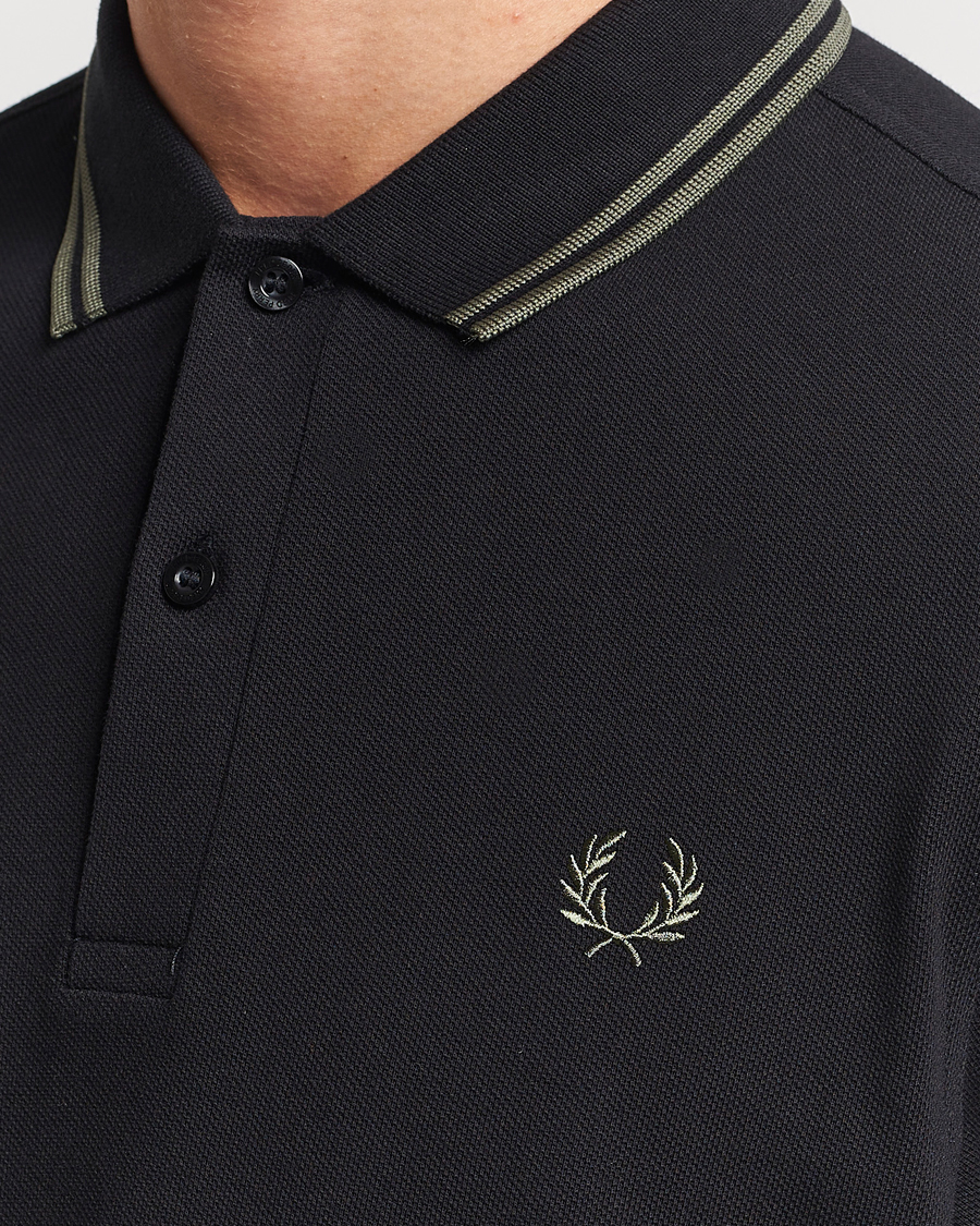 Herren | Poloshirts | Fred Perry | Twin Tipped Polo Shirt Black