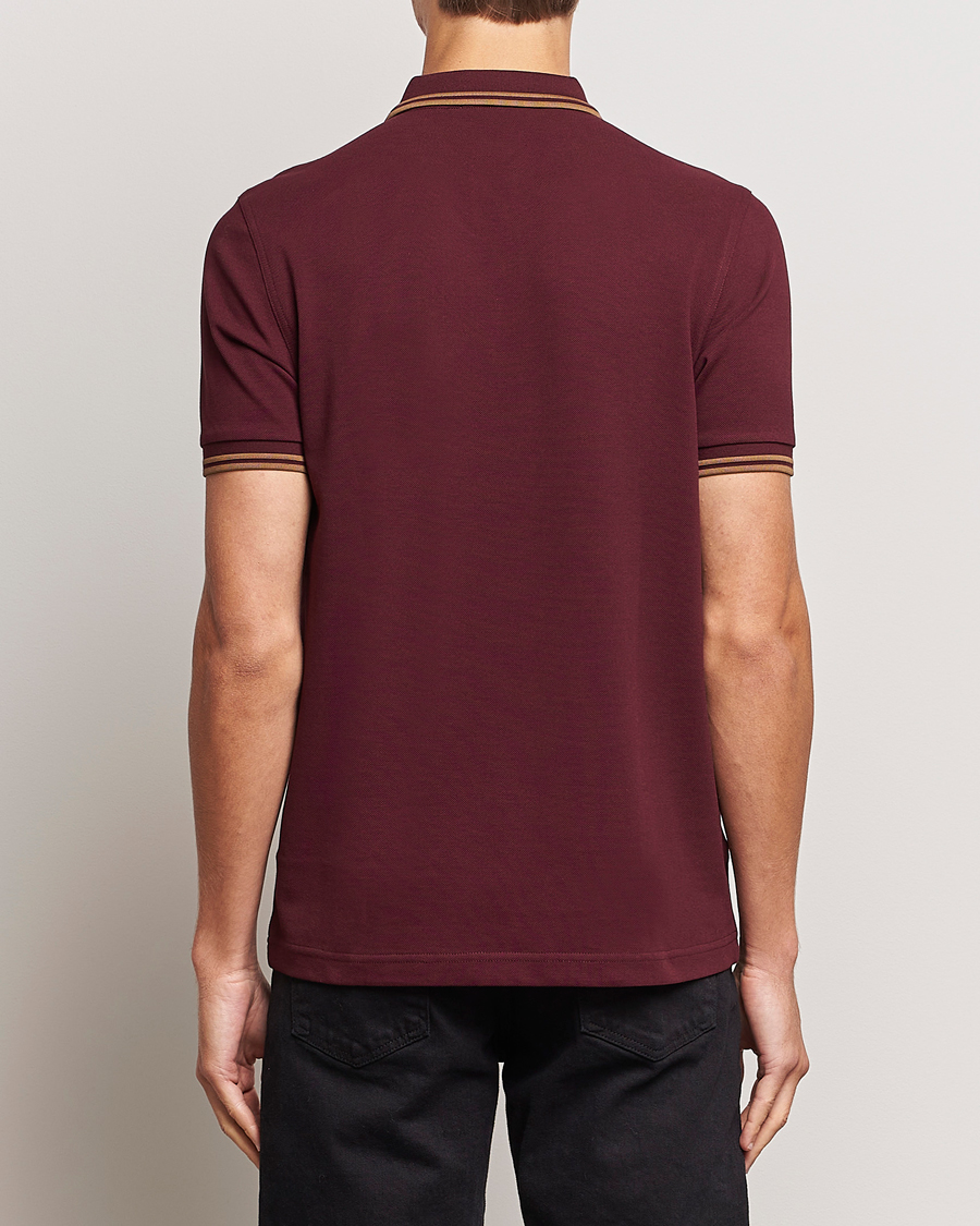 Herren | Poloshirts | Fred Perry | Twin Tipped Polo Shirt Oxblood