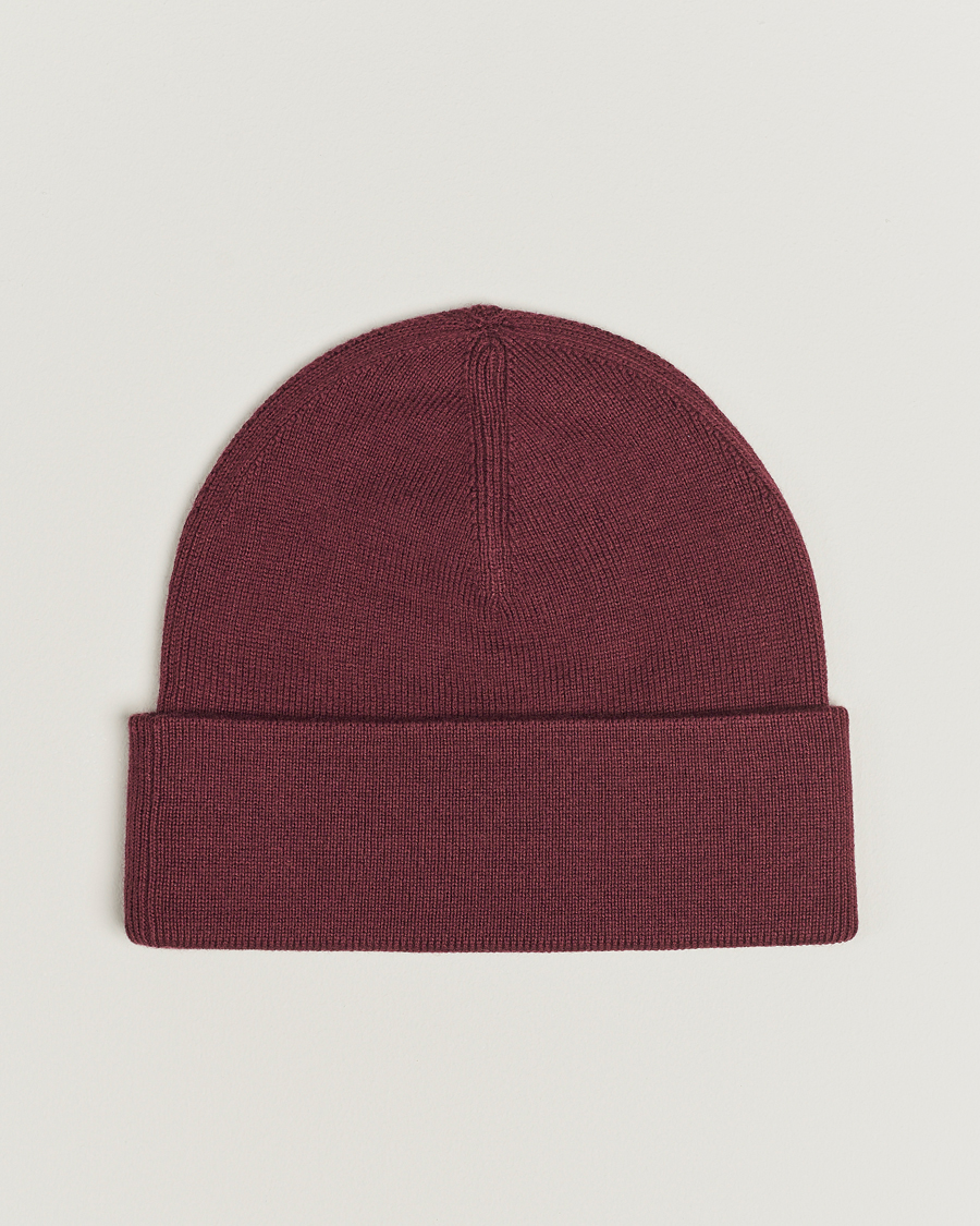 Herren | Fred Perry Merino Wool Beanie Oxblood | Fred Perry | Merino Wool Beanie Oxblood