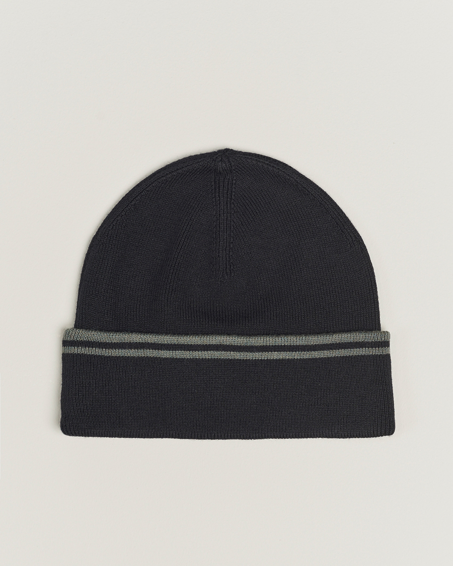 Herren | Fred Perry Twin Tipped Merino Beanie Black | Fred Perry | Twin Tipped Merino Beanie Black