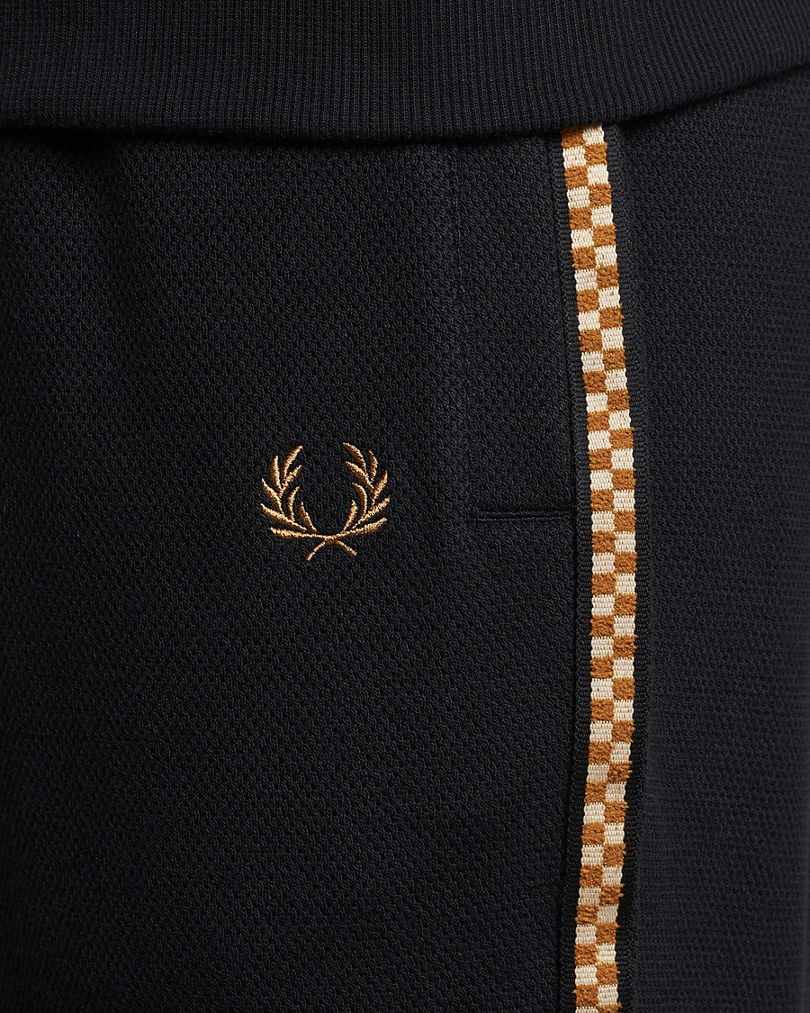 Herren | Hosen | Fred Perry | Checkboard Taped Taped Trackpant Black