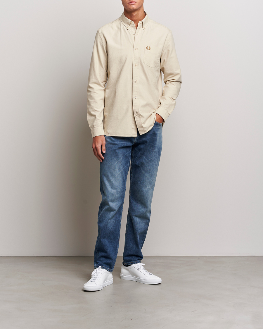 Herren | Hemden | Fred Perry | Oxford Shirt Oatmeal