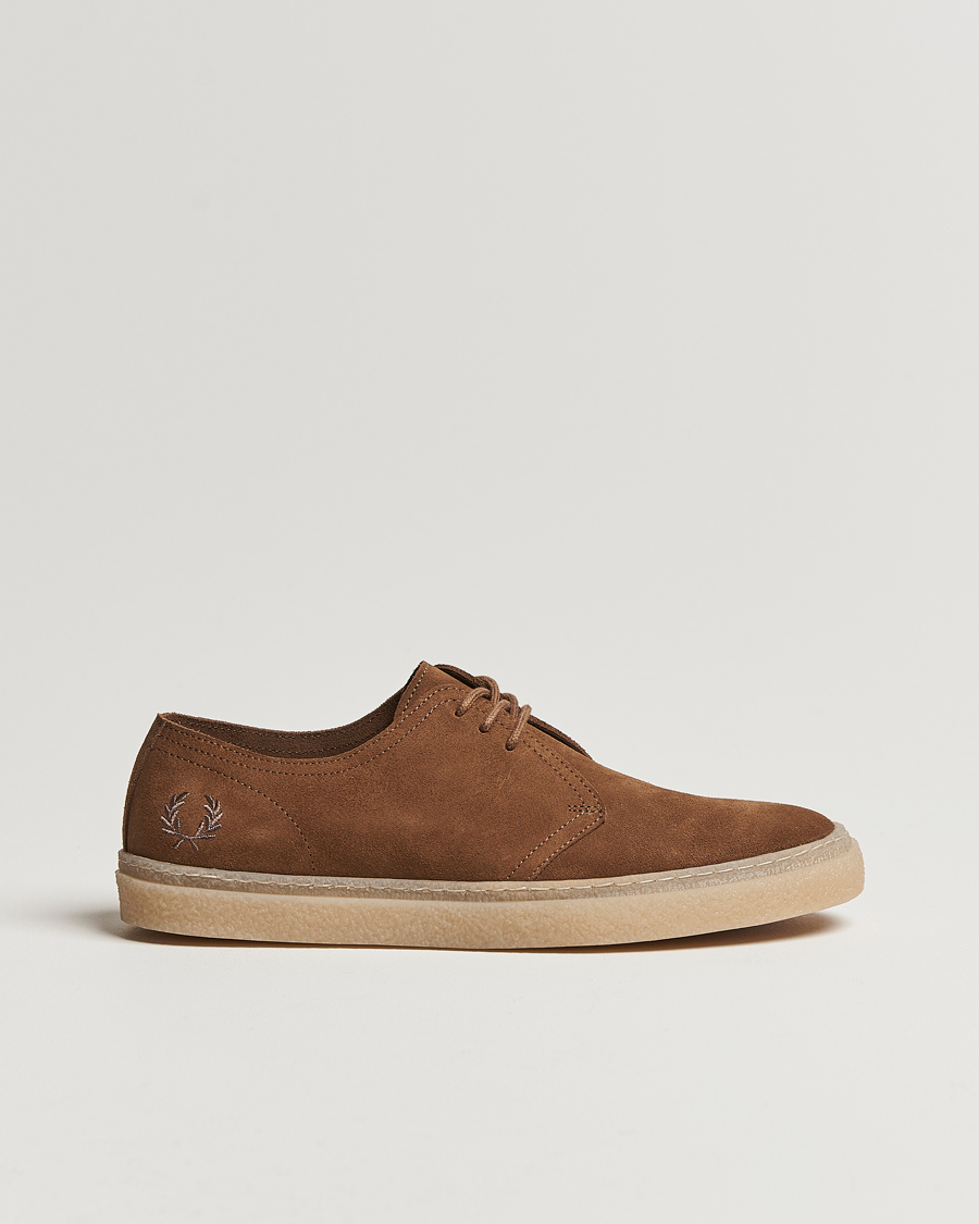 Herren | Fred Perry Linden Suede Derby Shaded Stone | Fred Perry | Linden Suede Derby Shaded Stone