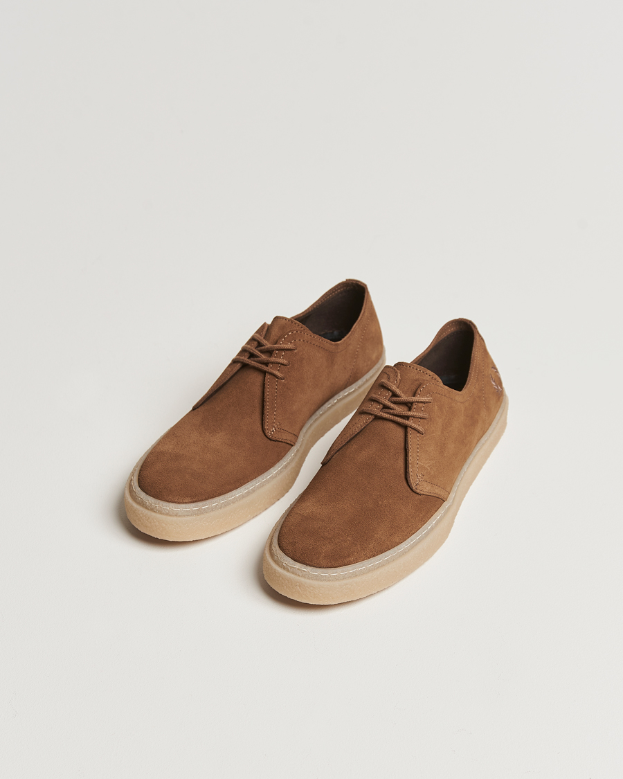Herren | Fred Perry Linden Suede Derby Shaded Stone | Fred Perry | Linden Suede Derby Shaded Stone