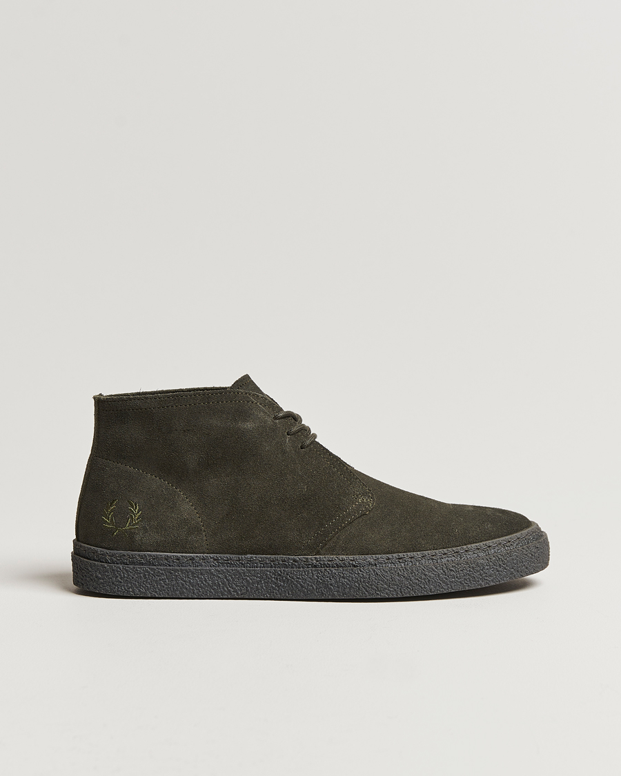 Herren | Fred Perry Hawley Suede Chukka Boot Field Green | Fred Perry | Hawley Suede Chukka Boot Field Green