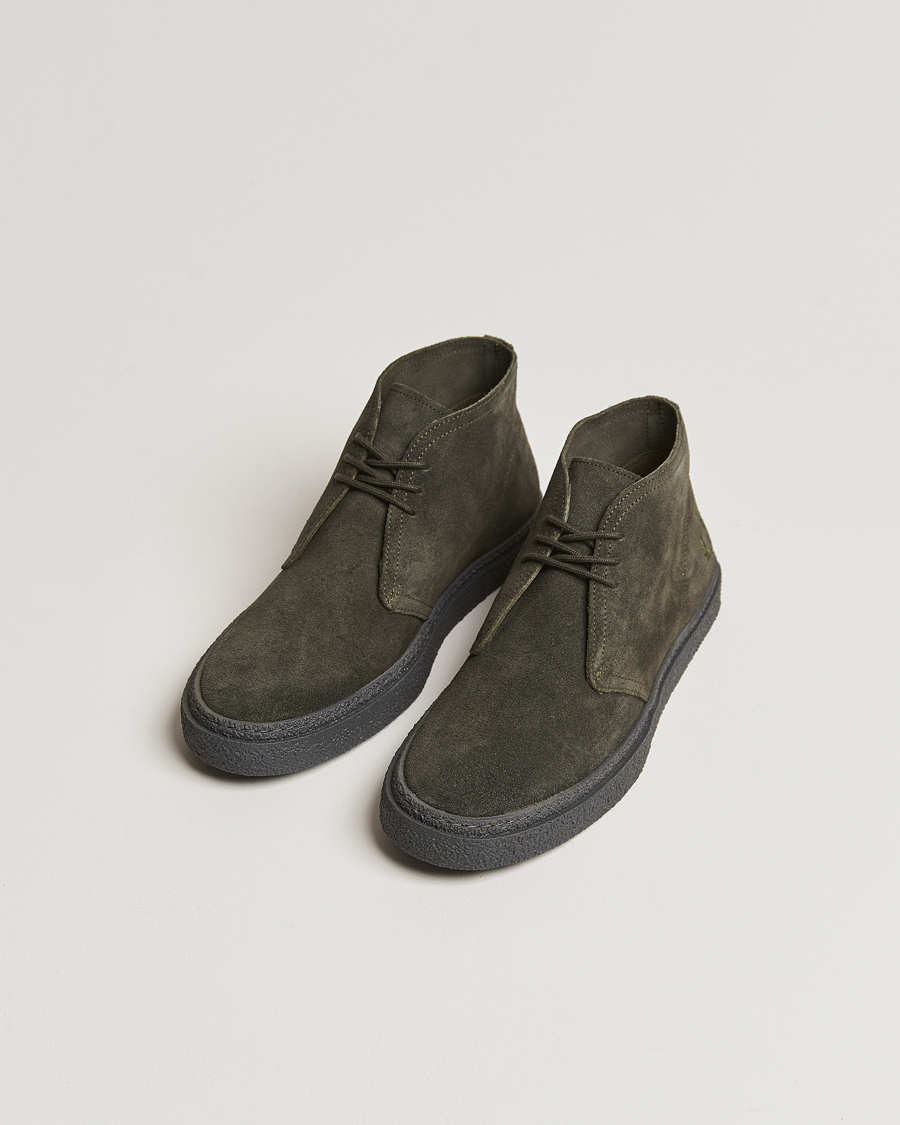 Herren | Fred Perry Hawley Suede Chukka Boot Field Green | Fred Perry | Hawley Suede Chukka Boot Field Green