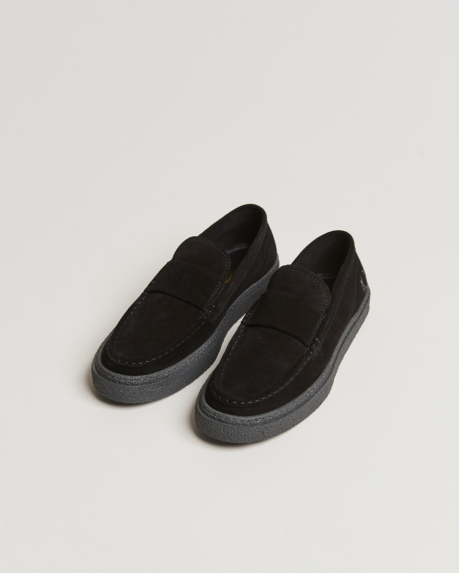 Herren | Fred Perry Dawson Suede Loafer Black | Fred Perry | Dawson Suede Loafer Black